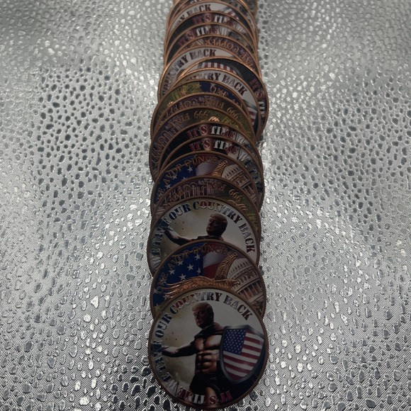 1 Tube Of Colorized Trump Copper Round .999 Fine Copper. X20 Copper Rounds - Picture 7 of 16